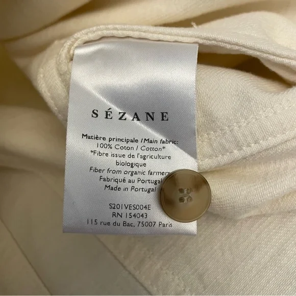 Sézane Will Jacket 
Size S Like New 
Utility 100% Cotton Canvas - Picture 7 of 7